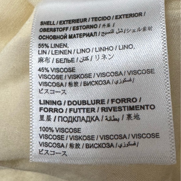 Farm Rio Anthropologie Cream Maxi Dress with Yellow Floral Print - Picture 12 of 13